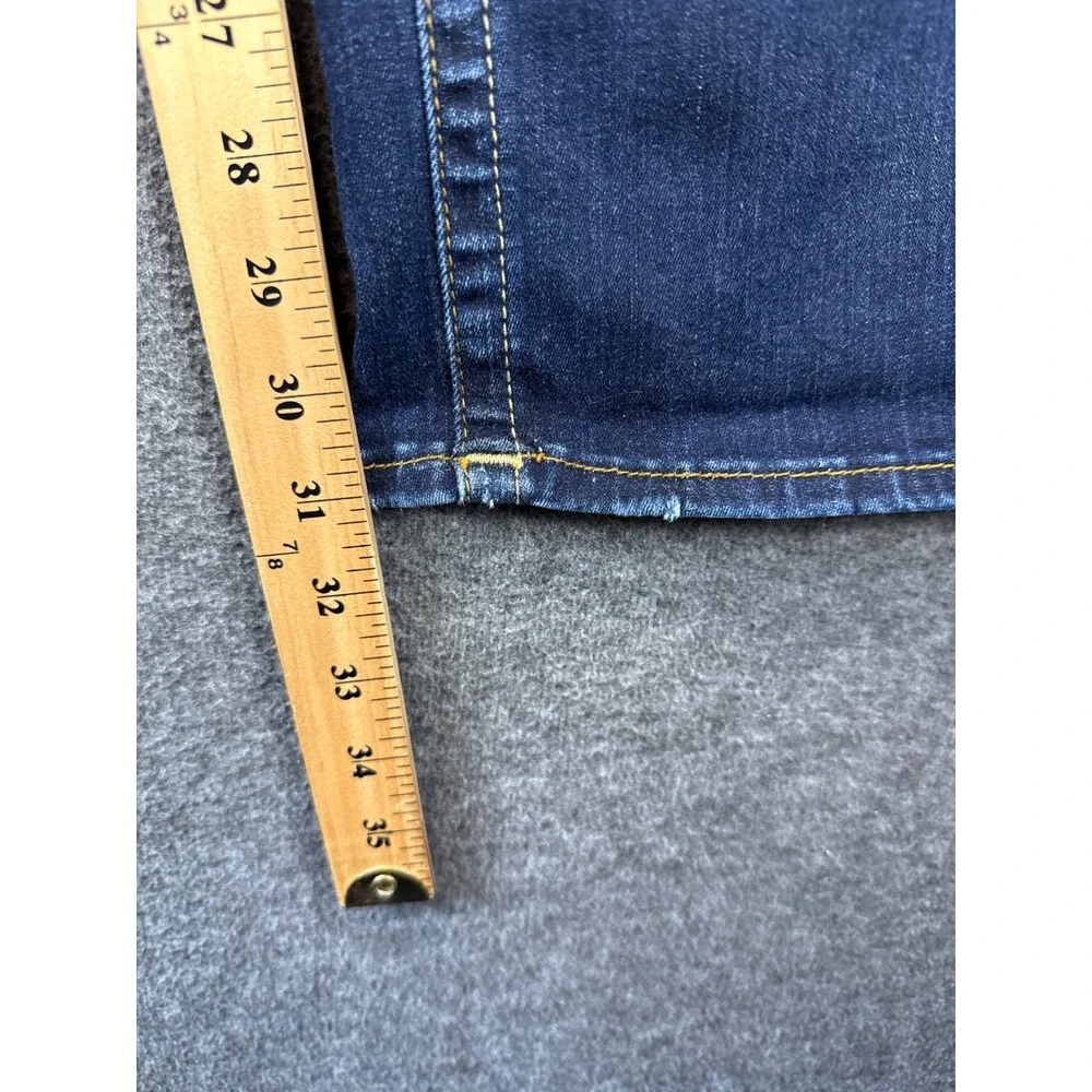 True Religion Ricky Flap SE Jeans Mens 36 Dark Wash Straight Leg Stretch Denim